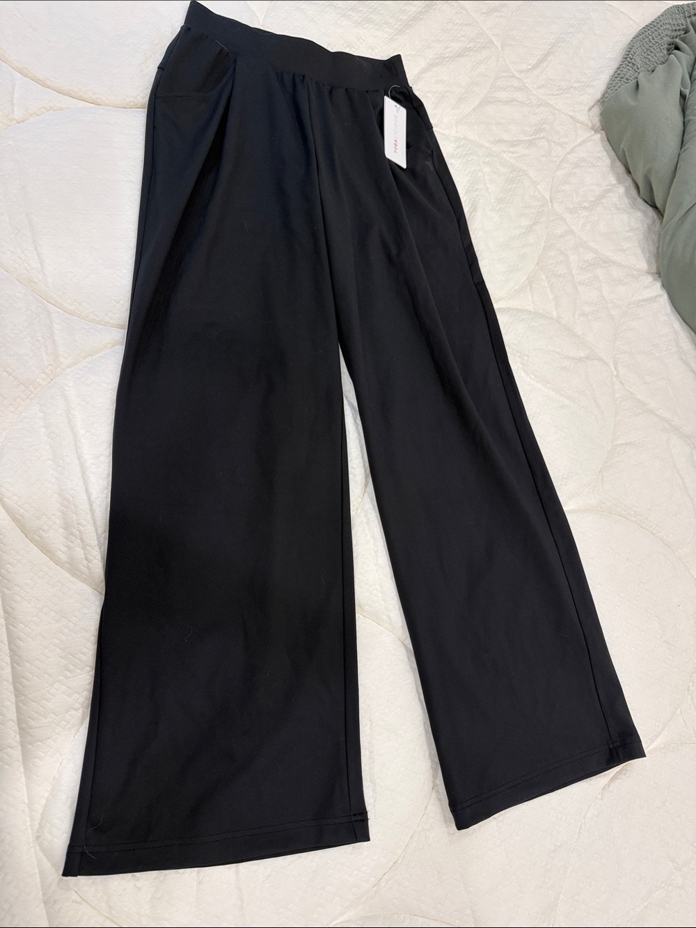 Yogalicious Wide Leg Black Pants